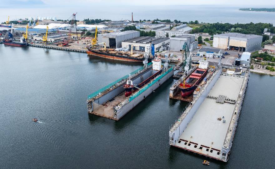BLRT Grupp Puts into Service a Large New Floating Dock